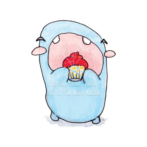 Come here, Cupcake! - Drawing - Digital Download - Printable - Home Decor - Art Print - Clip Art - Scrapbooking - Stationery