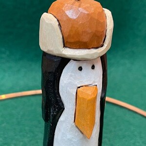 Hunter Hat Penguin Ornament