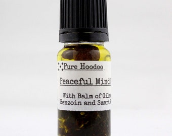 PEACEFUL MIND Oil | Tranquility and Mental Peace - Pure Hoodoo | 10ml Handmade Magic Oil