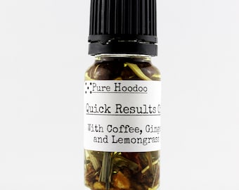 QUICK RESULTS Oil | Speed Up Spell Results and End Delays in Any Situation - Pure Hoodoo | 10ml Handmade Magic Oil
