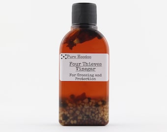 FOUR THIEVES VINEGAR 50ml: Protection, Commanding, Sow Discord