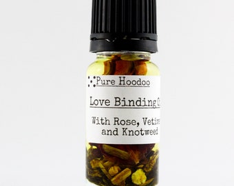 LOVE BINDING Oil | Form an Unbreakable Bond Between Lovers or Keep a Lover Faithful - Pure Hoodoo | 10ml Handmade Magic Oil