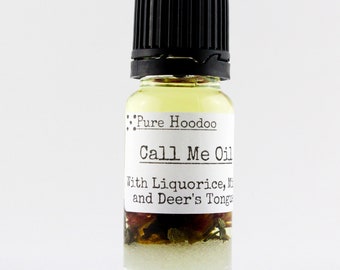 CALL ME Oil | Communication, Reconciliation, Employment and Attraction - Pure Hoodoo | 10ml Handmade Magic Oil