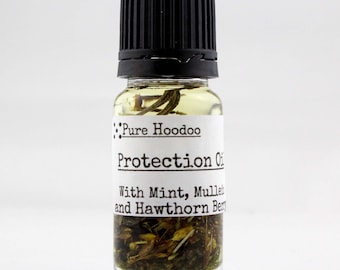 PROTECTION Oil | Safety from Enemies, Curses and Harm, at Home and While Traveling - Pure Hoodoo | 10ml Handmade Magic Oil