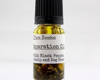 SEPARATION Oil | Break up Lovers, Adulterers, Conspirators or Friends - Pure Hoodoo | 10ml Handmade Magic Oil