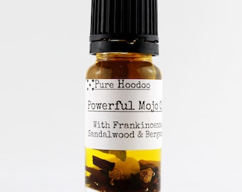 POWERFUL MOJO Oil | Turbo Charges Spells and Heightens Innate Magical Abilities - Pure Hoodoo | 10ml Handmade Magic Oil