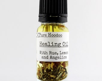 HEALING Oil | Spiritual Well-being and Inner Strength - Pure Hoodoo | 10ml Handmade Magic Oil