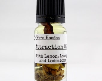 ATTRACTION Oil | Money, Love, Friendship and Good Fortune - Pure Hoodoo | 10ml Handmade Magic Oil