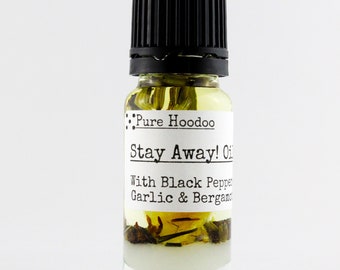 STAY AWAY! Oil | Keep Away Enemies and Other Unwanted People - Pure Hoodoo | 10ml Handmade Magic Oil