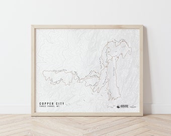 Copper City Map - mountain biking, three forks, montana, southwest montana,