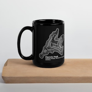 Electric Peak - Black Mug