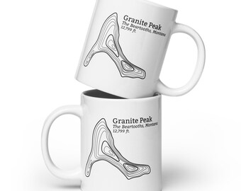 Granite Peak - White Mug
