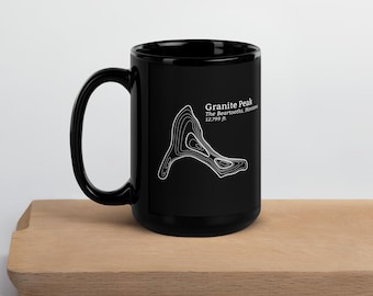 Granite Peak - Black Mug