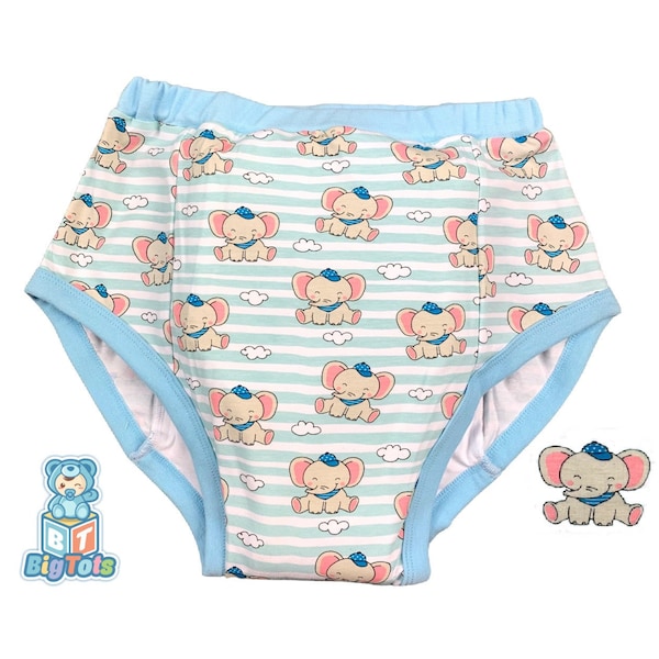 ABDL Medium, XL, 2X uniquementPantalons d'entraînement garçon éléphants taille unisexe bébé adulte