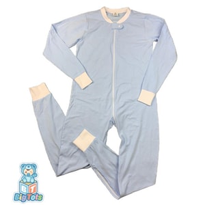 Baby Blue  ABDL Sleeper  color zippered Sleeper Adult Baby