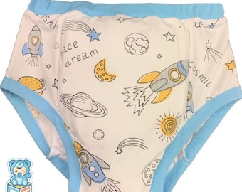 ABDL Unisex sizing SPACE training pants incontinence adult baby