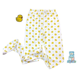 ABDL Small to 2X Ducky&#39;s  Footed Pocket pants  adult baby