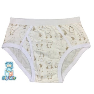 Braguitas de osito de peluche para bebé adulto, ropa interior para niño grande, talla adulta ABDL