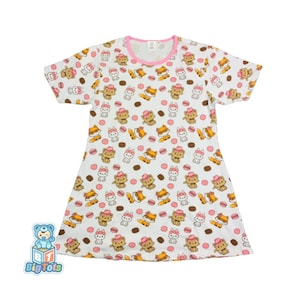 Erwachsene Baby ABDL Nachthemd Kleid Fuchs, Katzen & Häschen Kleid erwachsenes Baby