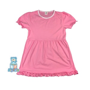 Abito stile baby doll rosa ABDL
