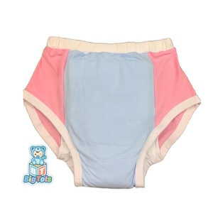 Erwachsenen Baby Rosa & Baby Blau Unisex Grössen Trainingshose Inkontinenz ABDL