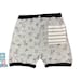 Snap Shorts Large Only P0CKET Grey Animals & Stripes adult baby abdl