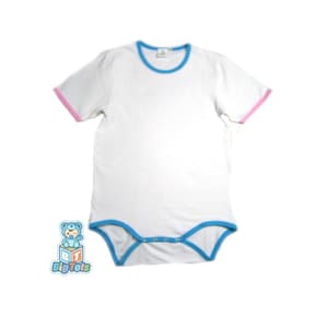 ABDL Small and Small Only White  snap crotch Bodysuit adult baby