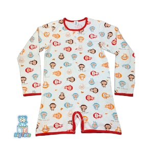 ABDL Monkeys  snap crotch  romper adult baby
