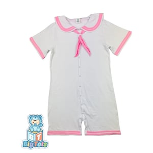 BIG TOTS ABDL Sailor Suit  romper snap crotch romper adult baby