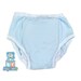 Adult Baby Blue & White Stripe training pants incontinence ABDL