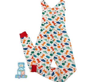 ABDL Dinosaurs Overalls Adult Baby