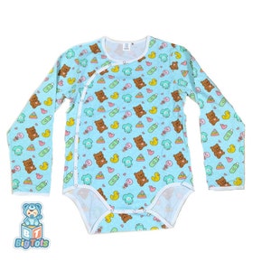 BIG TOTS ABDL Bodysuit  Baby Things snap up & crotch adult baby