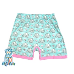 Small, XL,2X Only Snap Shorts Elephants adult baby abdl