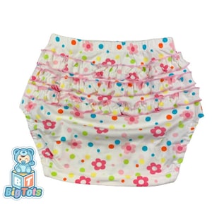 Adult Baby Ruffle bottom FLOWERS diaper pants abdl