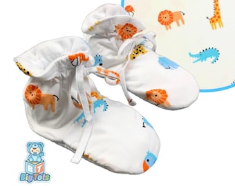 Nouvelles tailles ABDL Imprimé animaux jungle Doublée en polaire Adulte Bébé