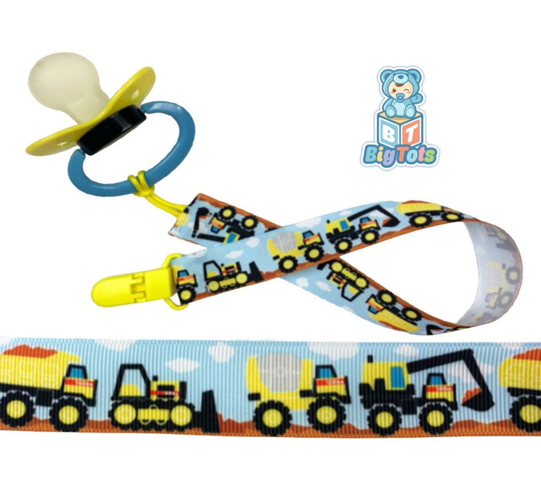 Adult Baby Construction Pacifier Clip ABDL - Etsy