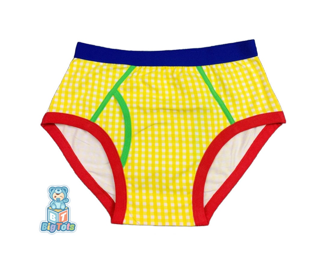 Babyhug Stripe Briefs Pack of 3 - Yellow Red Royal Blue