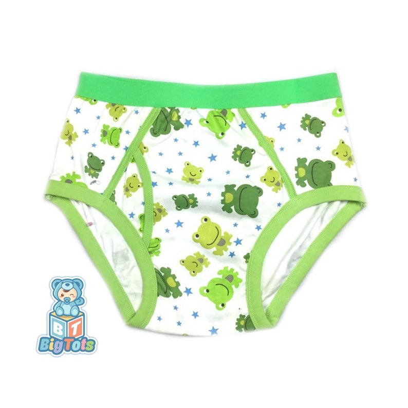 Adult Baby IMPR0VED FROGGIES big boy briefs   abdl 