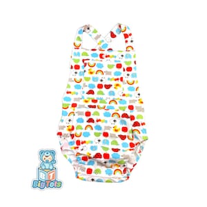 ABDL Happy Day baby Bugs sunsuit romper Adult Baby