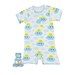 Adult Baby P0CKET Smiling Sun Cloud snap crotch romper abdl