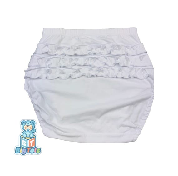 Ruffled Panties Adult White Ruffled Panties Adult White