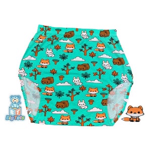 BIG TOTS ABDL Forest Animals diaper  pants adult baby