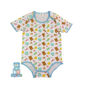 BIG TOTS ABDL small to 3X Baby Things white  Bodysuit adult baby