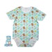 Adult Baby baby Things print snap crotch Bodysuit ABDL