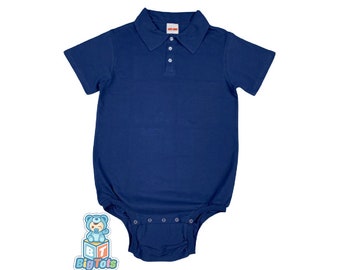 WEAR2WORK  POLO NAVY  small to 4X  bodysuit incontinence abdl adult baby big tots