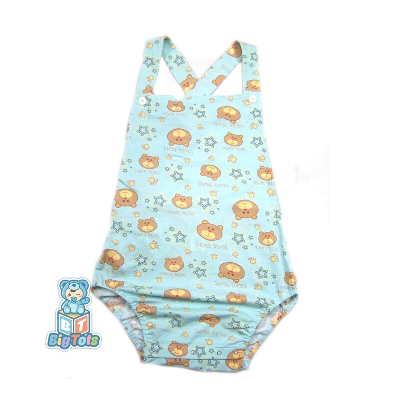 Adult Baby MED size only Dear Bear sunsuit romper ABDL 