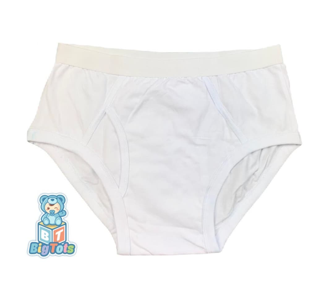 Adult Baby White Big Boy Briefs Abdl - Etsy