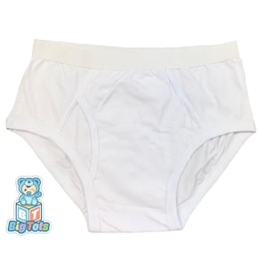 Adult Baby  White big boy briefs   abdl