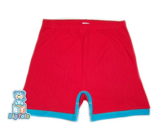 red baby shorts