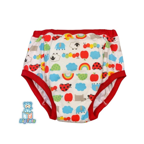 ABDL Unisex sizing Happy Day Bugs training pants incontinence adult baby